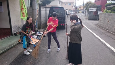 上町自治会館清掃2016