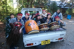 元旦奉納囃子2018