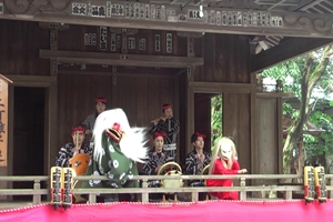 阿伎留神社節分祭2018