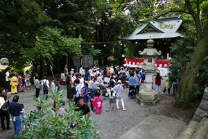 阿伎留神社水無月祓2018