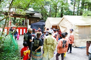 阿伎留神社水無月祓2018